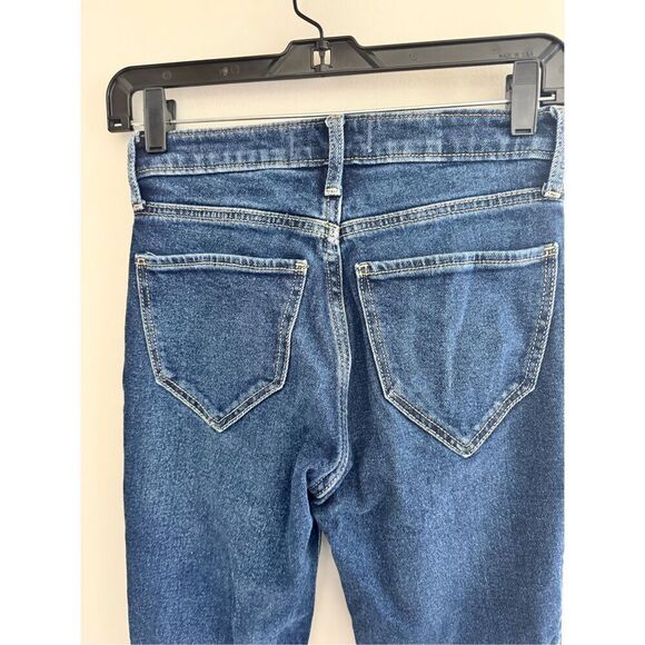 Abercrombie The Vintage Flare High Rise Jeans, Size 00/ 24 - Picture 8 of 9